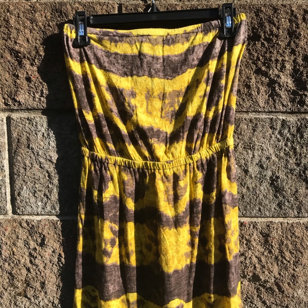 Urban Outfitters strapless ecoté mini dress